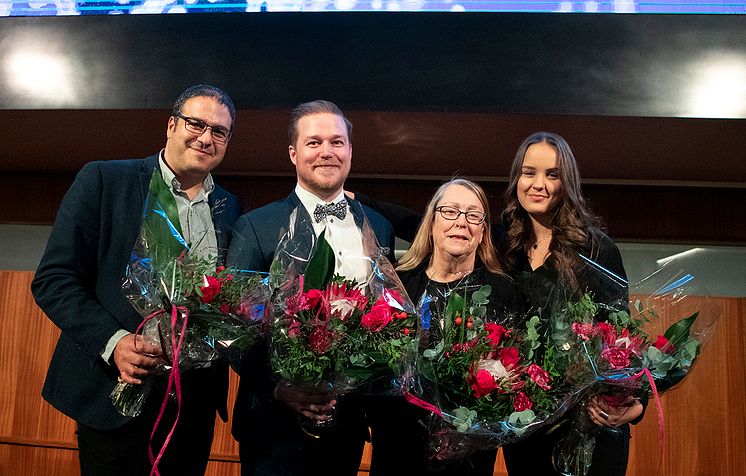 George Nikolakopoulos, Philip Engström, Anita Lindfors och Kristina Ulander