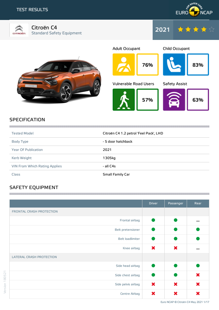 Citroen C4 Euro NCAP datasheet May 2021.pdf