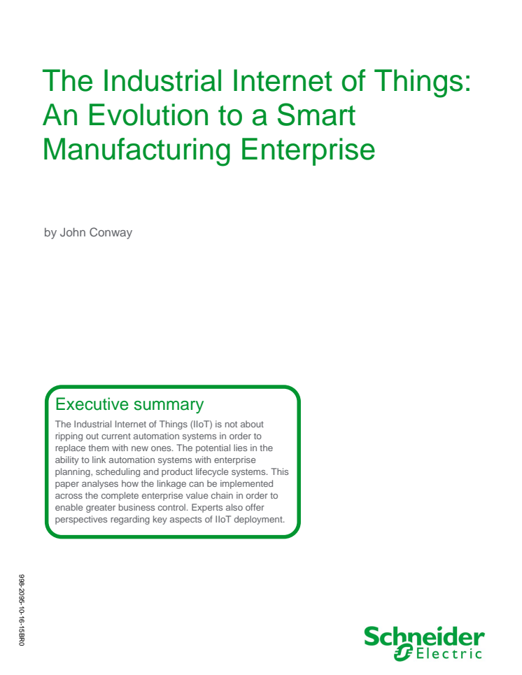 White Paper - The Industrial Internet of Things