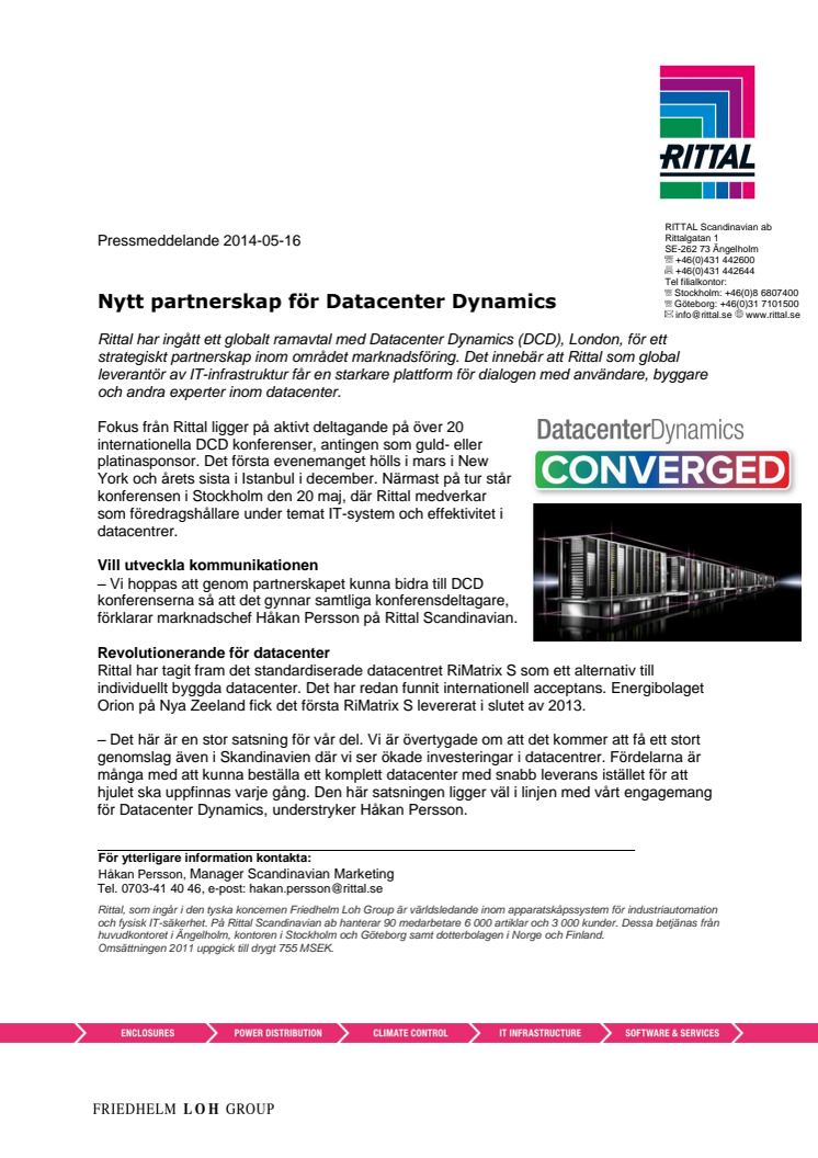 Nytt partnerskap för Datacenter Dynamics