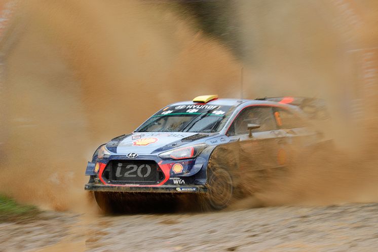 Dubbla pallplatser i Rally Australia för Hyundai Motorsport.