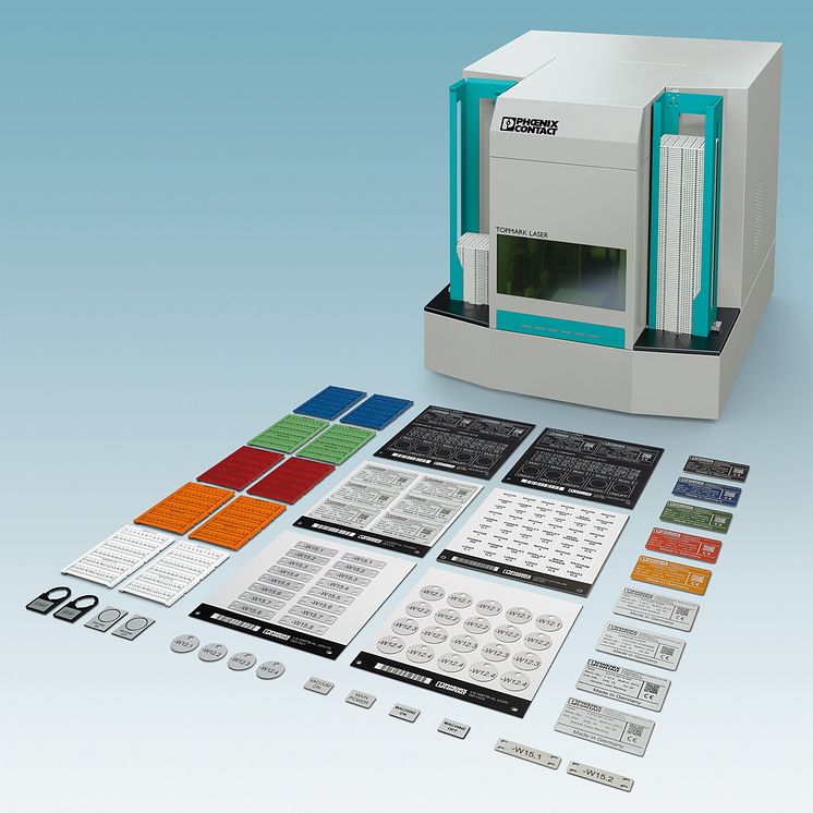 Direct laser marking for complex industrial labelling