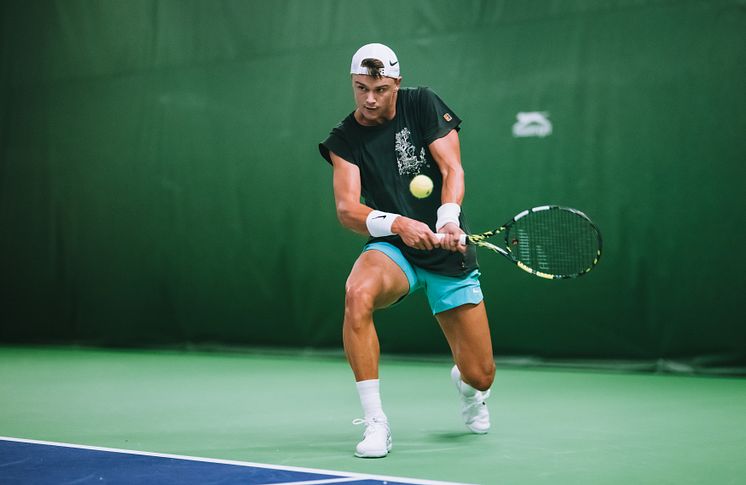 Holger Rune at the BNP Paribas Nordic Open 2023