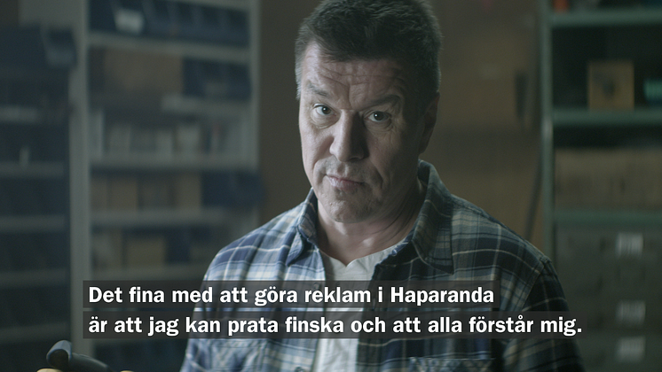 Stillbild reklamfilm Haparanda