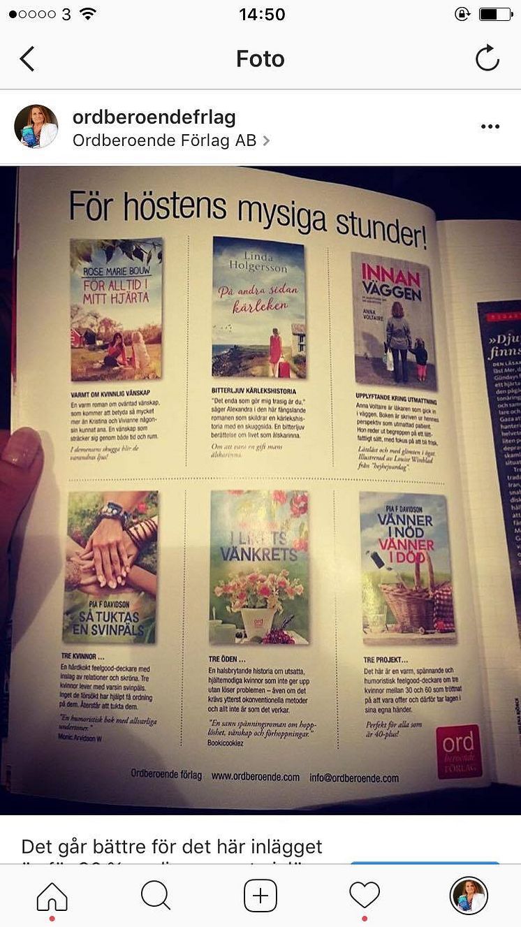 Annons i Vi Läser