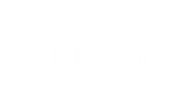 Logotyp Agrosfär vit