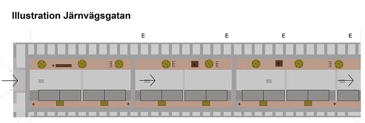 Illustration på Järnvägsgatan