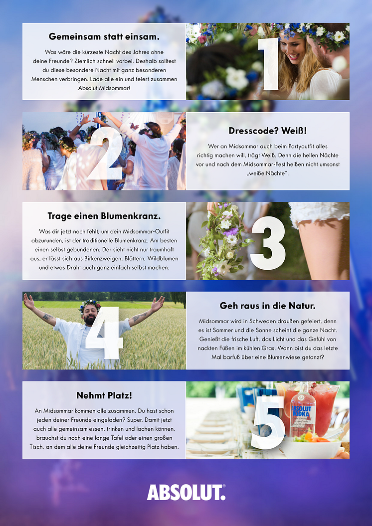 Absolut Midsommar 10 Rules