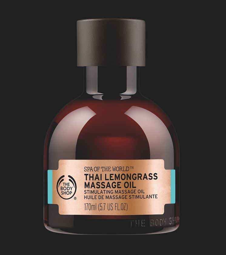 Thai Lemongrass Massage Oil (Black)