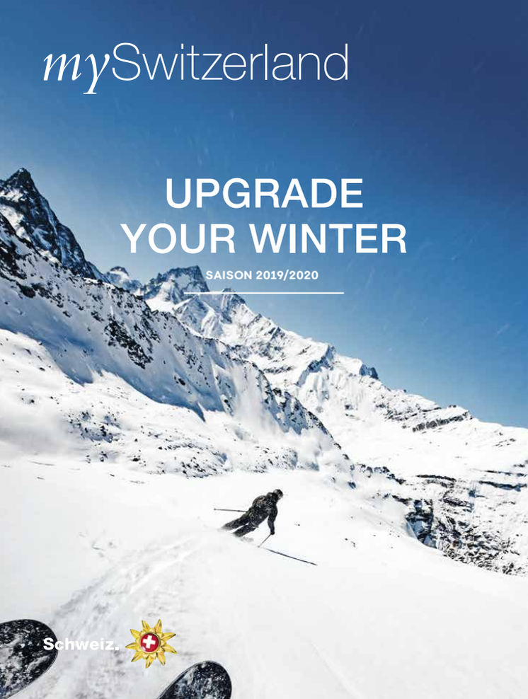 mySwitzerland Winter-Magazin: UPGRADE YOUR WINTER