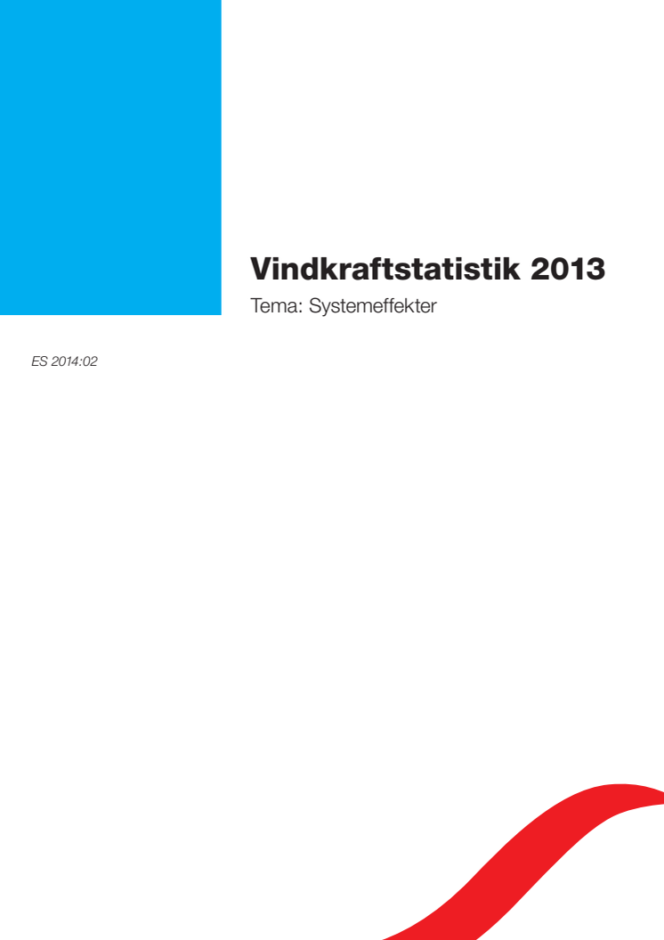 Vindkraftsstatistisk 2013