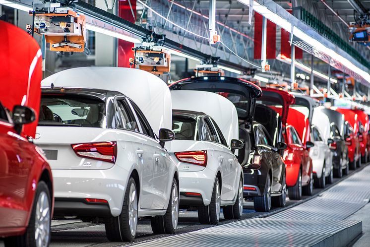 Audi production plant - The smallest member of the Audi family, the Audi A1, is produced exclusively in Brussels