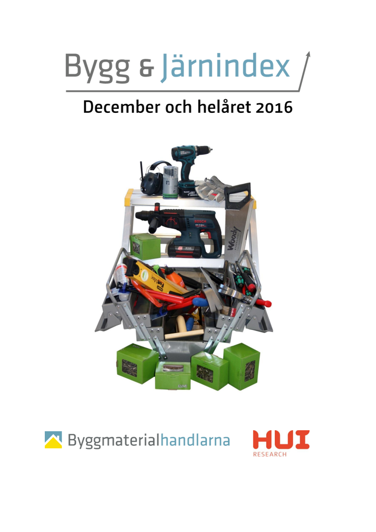 Fortsatt nedgång i december för Byggmaterialhandeln i Stockholm.