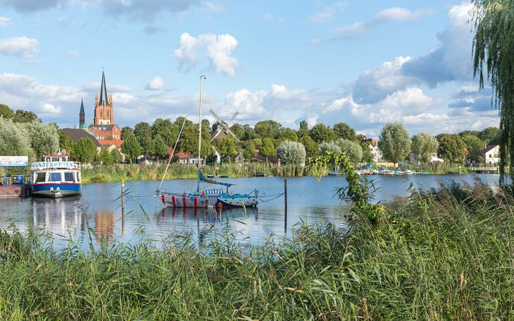 Blick auf die Altstadt von Werder/Havel