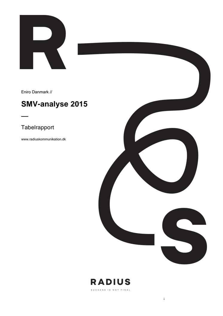 SMV-analysen 2015 - analyse af små og mellemstore virksomheders brug af markedsføring