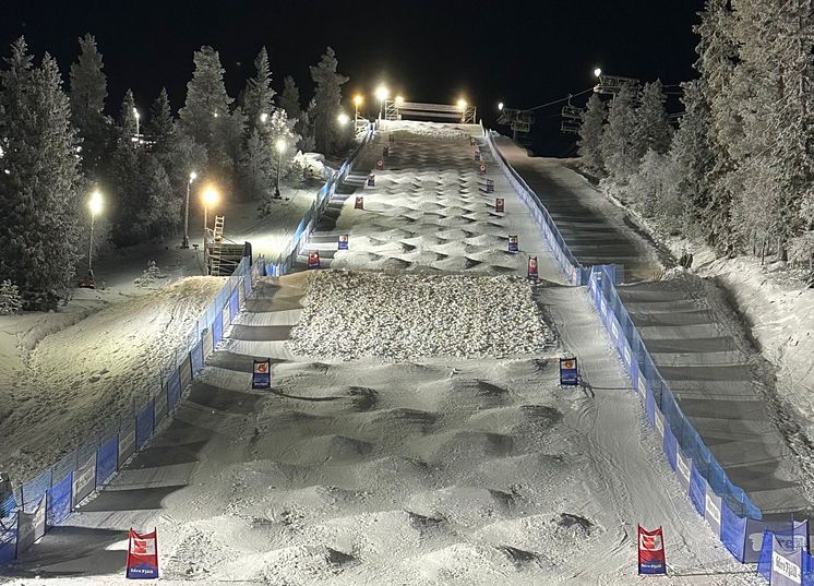 Puckeln på världscupen på Idre Fjäll