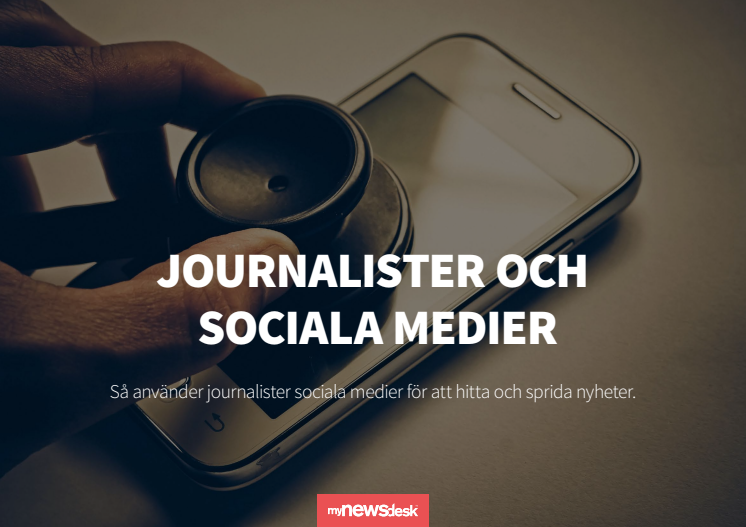 Rapport: Journalister och sociala medier