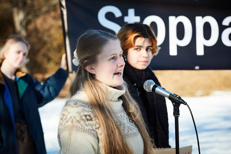 Demonstration LPL och FFF 4 mars 2022