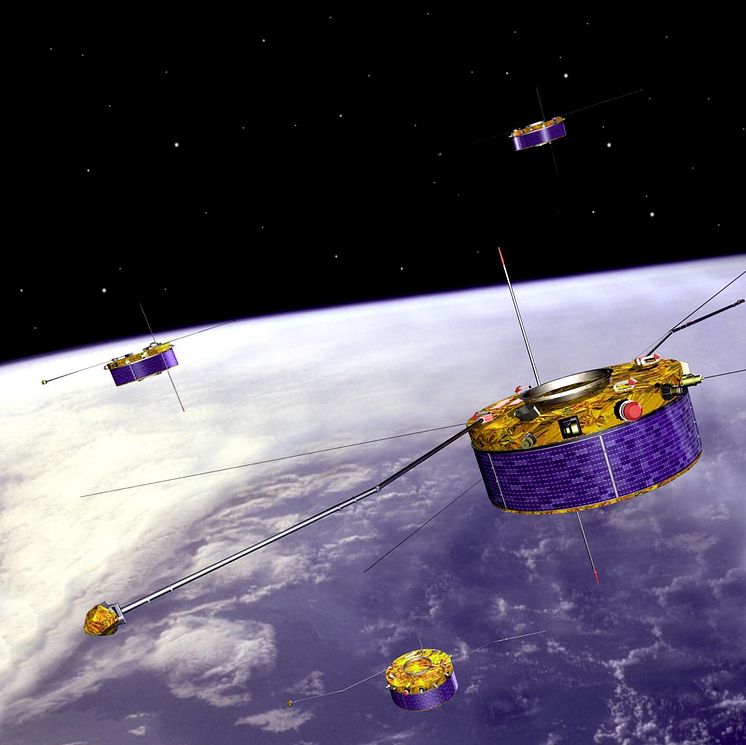 The four cluster satellites