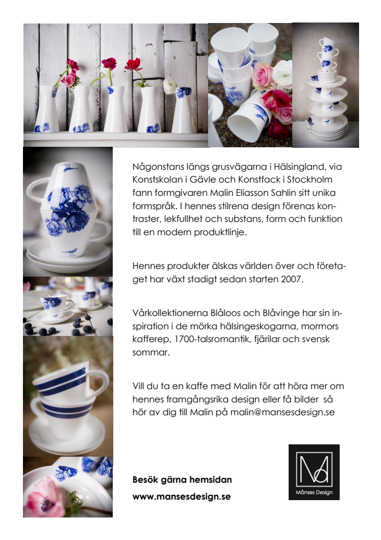 Månses Design färgas av blått!