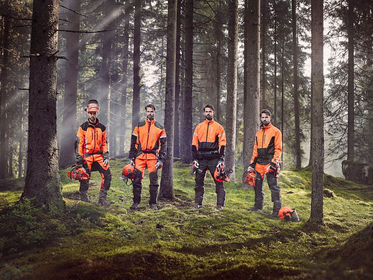 Husqvarnas nya skyddskläder