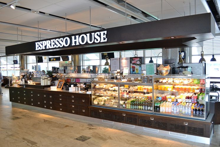 Ny Espresso House på Göteborg Landvetter Airport inrikes