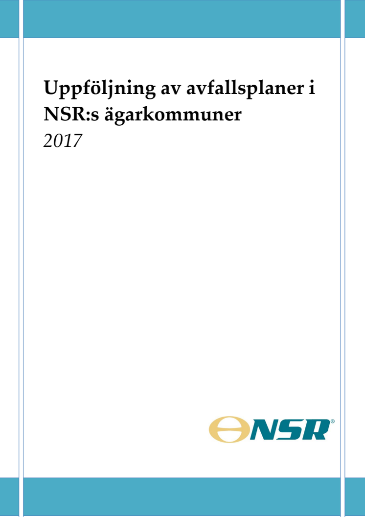 Avfallsplansuppföljning 2017