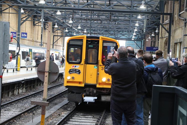 Class 313 at King's Cross