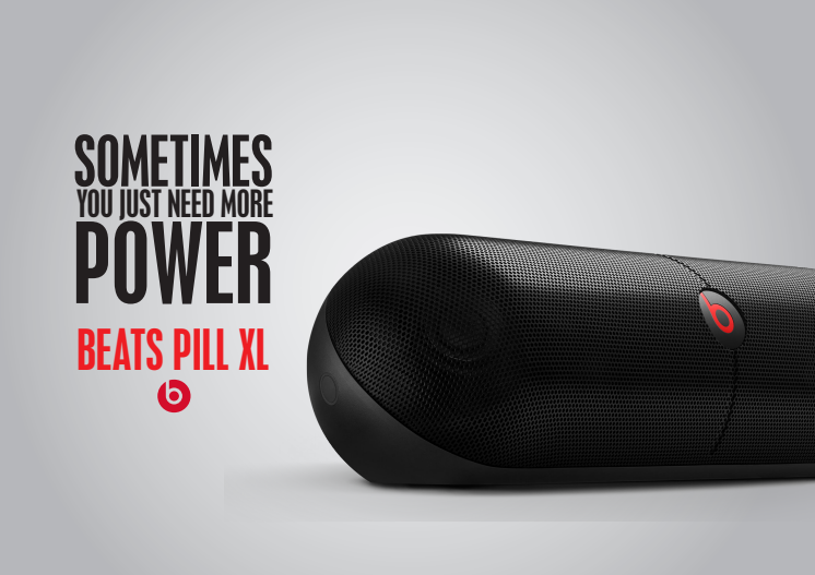 SOMETIMES YOU JUST NEED MORE POWER. Beats By Dr Dre lanserer nye farger av Pill XL.