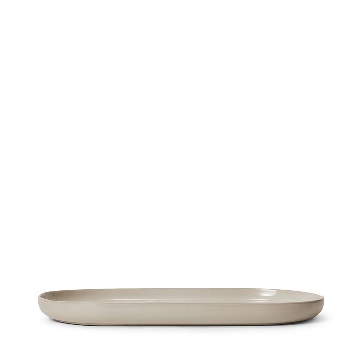 10351_Fat Serve Oval 34cm Stengods Off-White