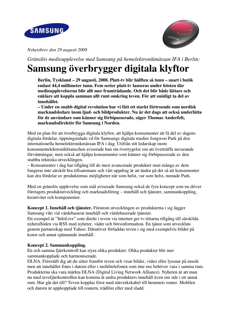 Samsung överbrygger digitala klyftor