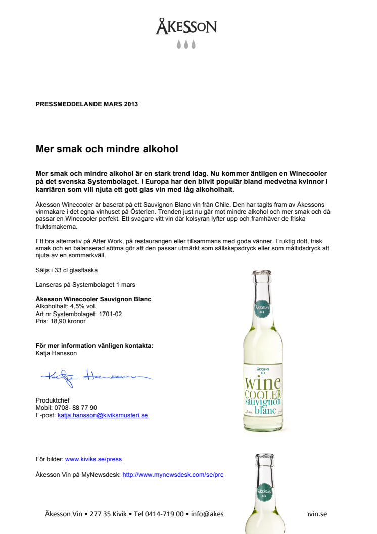 Mer smak och mindre alkohol