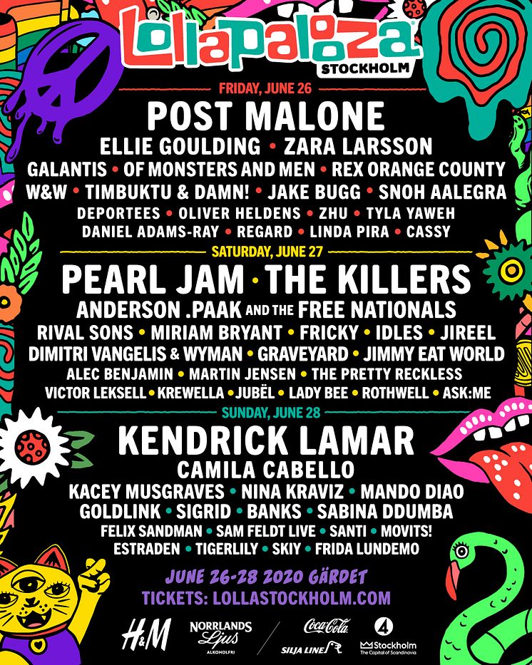 Lollapalooza Stockholm 2020