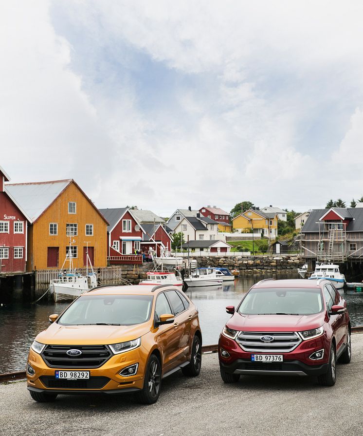 Ford-lansering av nye Edge og Ranger i Molde