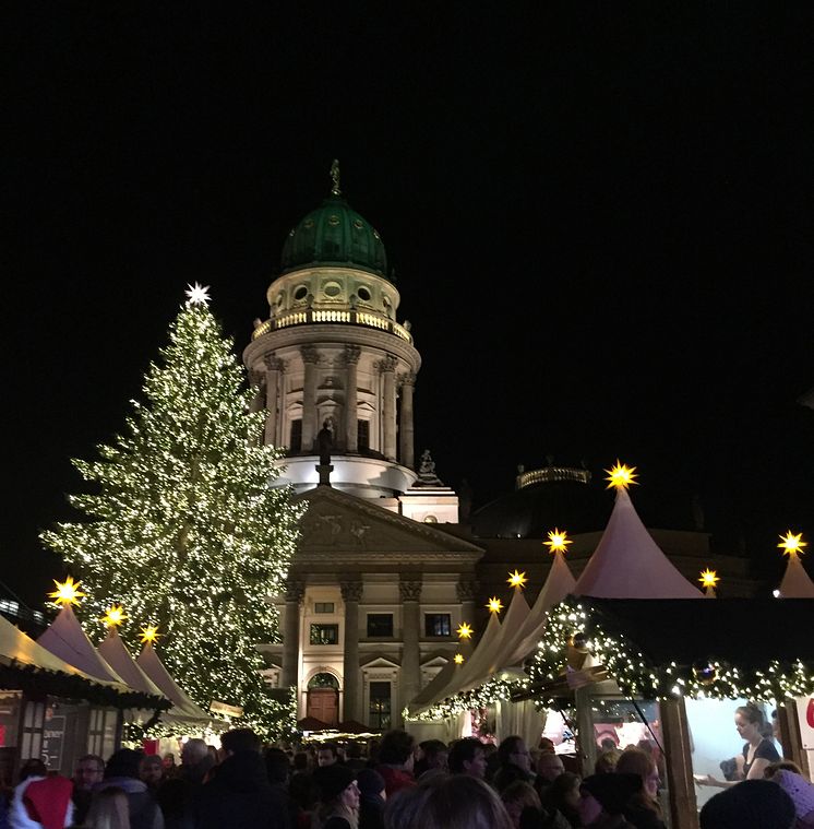 Julemarked på Gendarmenmarkt i Berlin