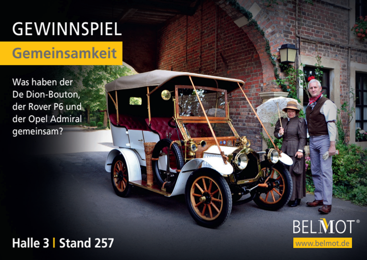 Gewinnspielkarte Techno Classica 2018