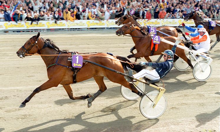 Victory Tilly och Stig H Johansson vinner Elitloppet år 2000