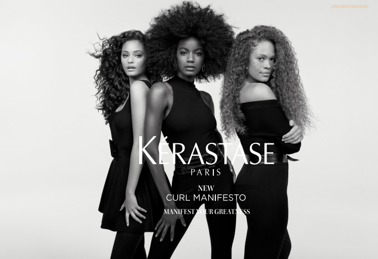 Kiharan vallankumous - uusi hiustenhoitosarja Kérastase Curl Manifesto