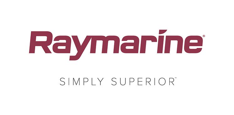 High res image - Raymarine - New logo with simply superior tagline