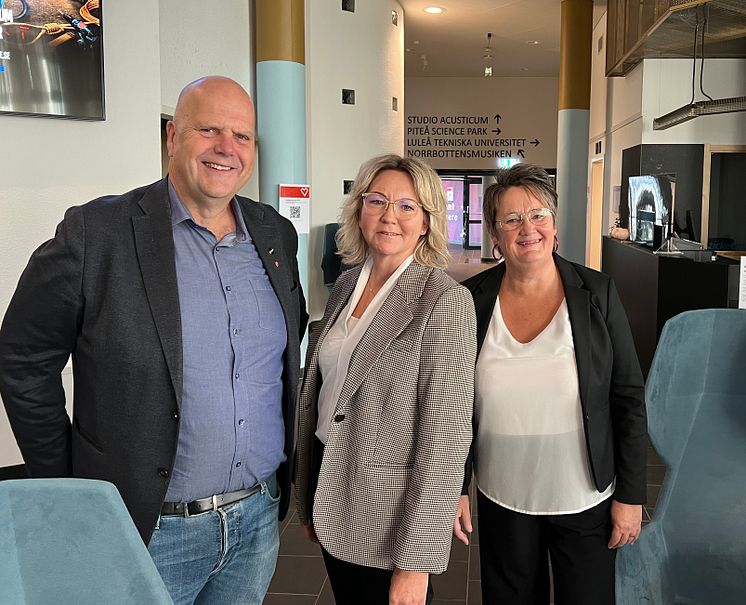 Sven-Gösta Pettersson, Eva Börjesson Öman och Ewa Karlsson Sjölander.