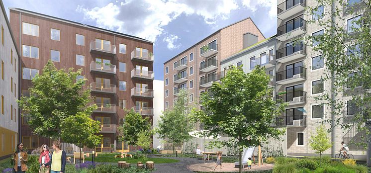 Midroc säljer två bostadsprojekt i Uppsala till K2A 