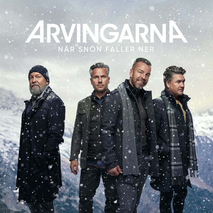 Arvingarna - albumomslag När snön faller ner