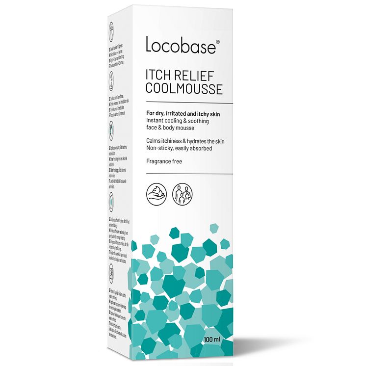 Locobase Itch Relief Coolmousse 100 ml_förpackning