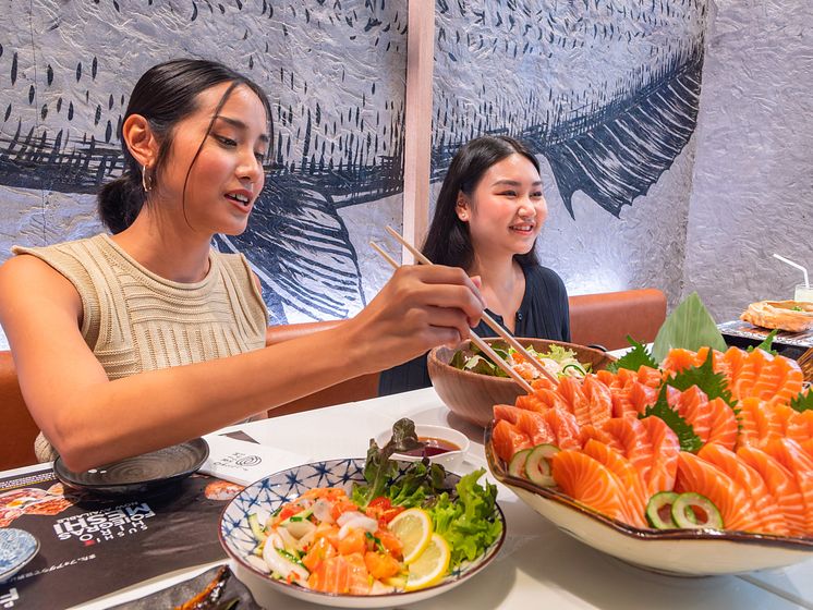 Sushimåltid i Thailand