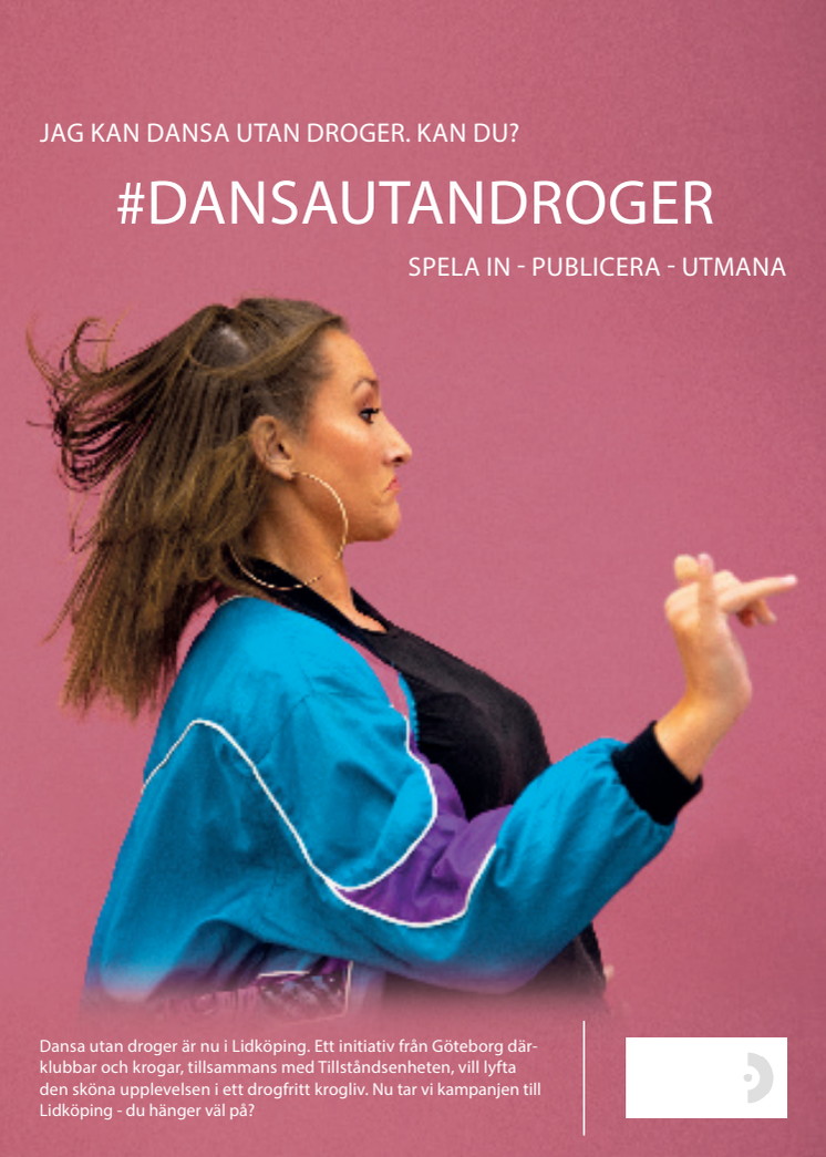 Inbjudan -välkommen till information om kampanjen Dansa Utan Droger #dansautandroger