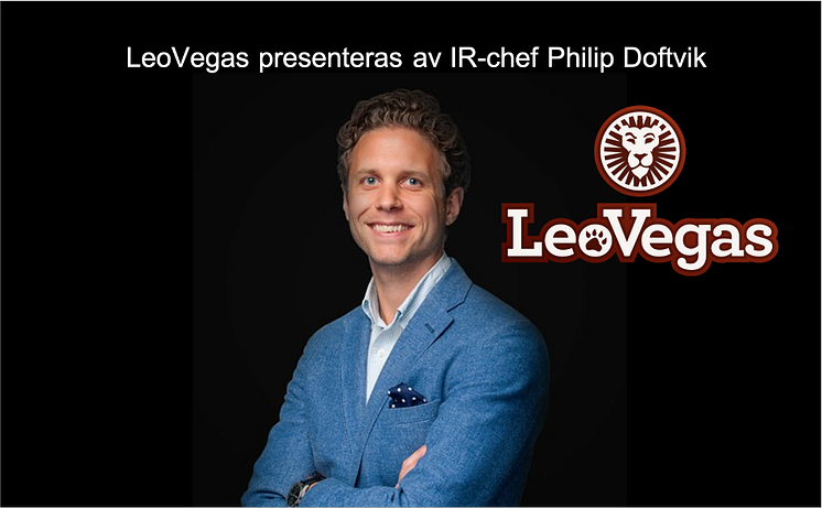 LeoVegas presenteras av IR-chef Philip Doftvik  .png