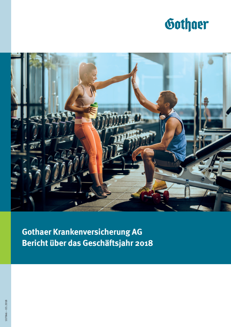 Gothaer Krankenversicherung AG: Bericht über das Geschäftsjahr 2018