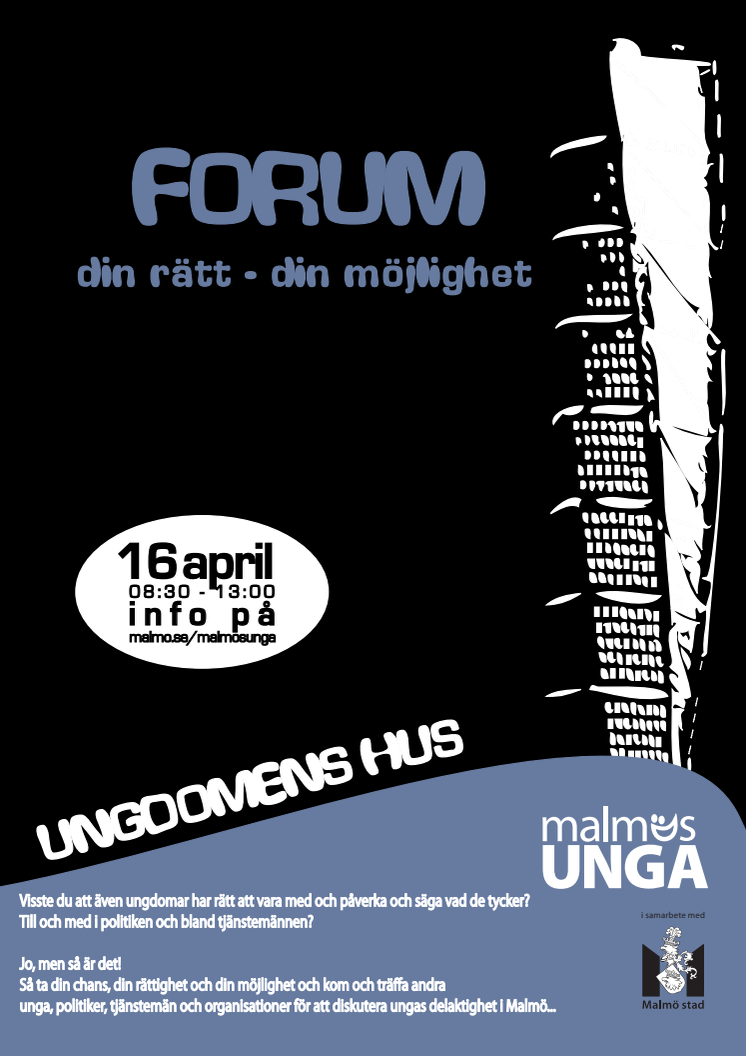 Inbjudan Malmös ungas forum