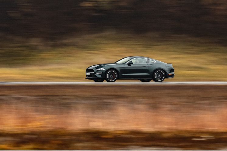 Ford Mustang Bullitt på Sjællandsringen