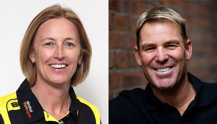 Lisa Keightley and Shane Warne